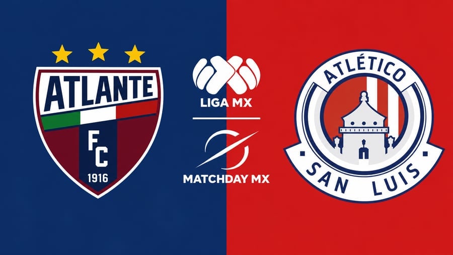 Atlante vs Atlético de San Luis: Horario y Dónde Ver el Partido de Liga MX
