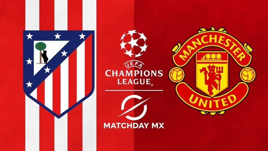 Atlético de Madrid contra Manchester United: Guía de horarios y dónde ver Champions League