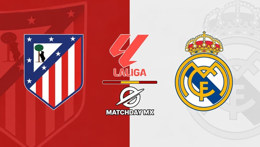 Atlético de Madrid vs Real Madrid: Guía completa de horarios y dónde ver el Derbi Madrileño