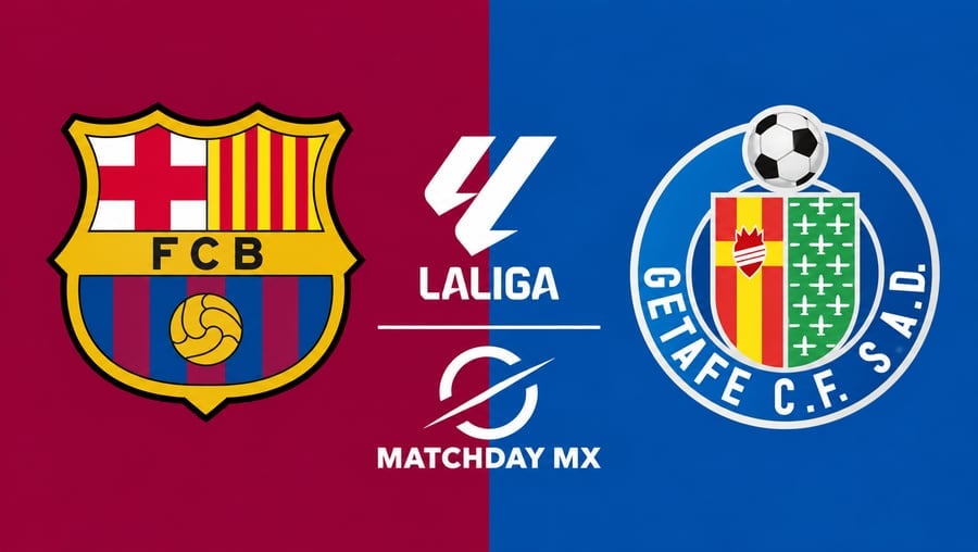 Guía completa: Horario, canales y dónde ver Barcelona vs Getafe en LaLiga