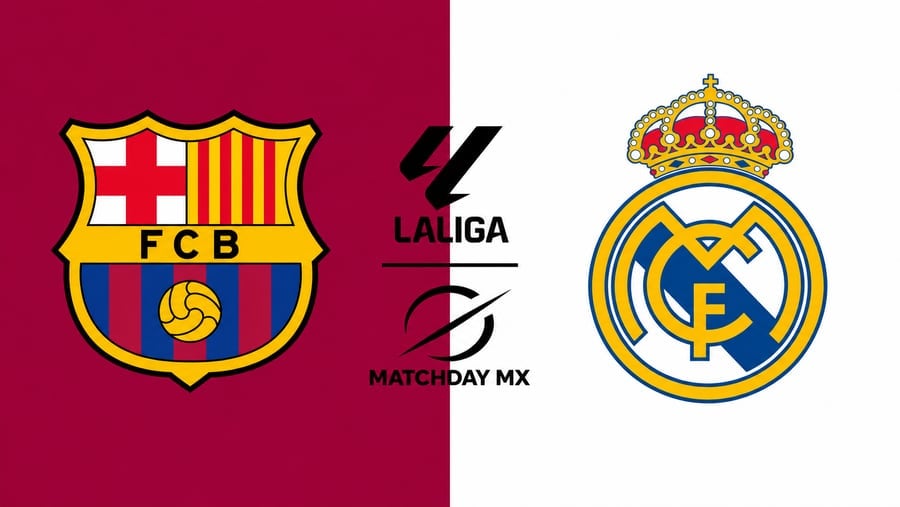 Barcelona vs Real Madrid en LaLiga: Horario, canales y dónde ver el clásico en vivo
