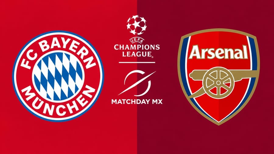 Bayern Múnich vs Arsenal: horario y dónde ver el partido de Champions League