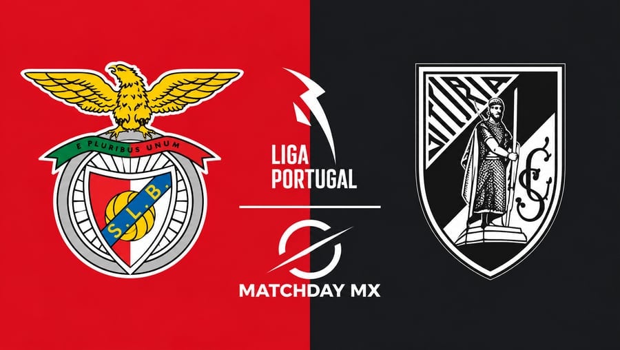 Benfica vs Vitória SC: guía completa de horarios y canales para ver la Liga Portugal