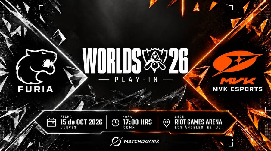 Dónde ver FURIA vs MVK Esports en Worlds 2026: horario y transmisión en vivo