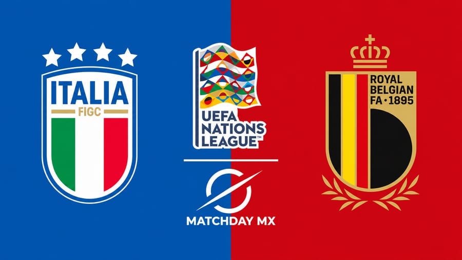 Italia vs Bélgica: Guía completa de horarios y canales para ver la UEFA Nations League