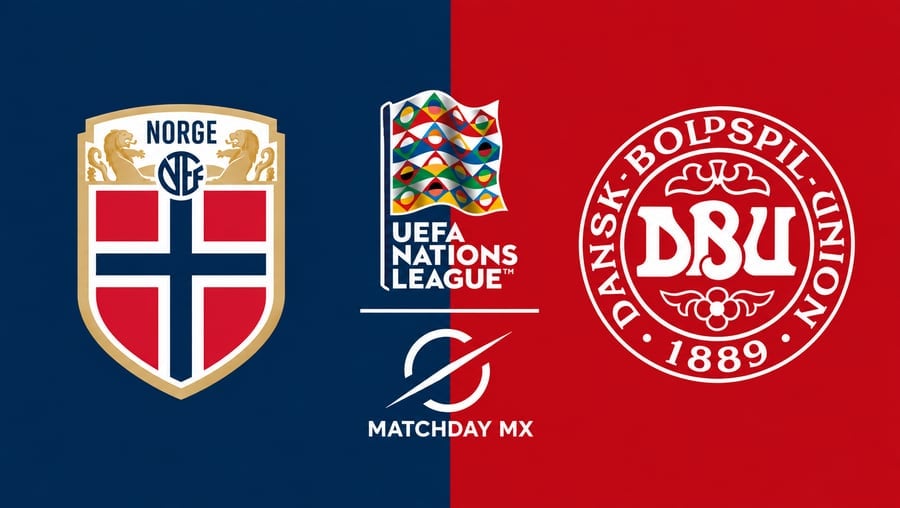 Noruega vs Dinamarca: Guía completa de horarios y canales para seguir la Nations League