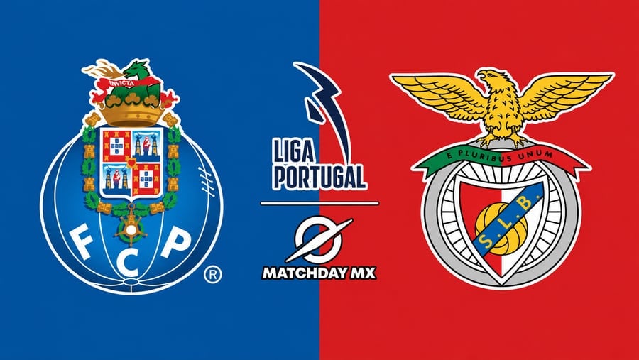 Porto vs Benfica: Guía completa de horarios y dónde ver el Clásico de Portugal