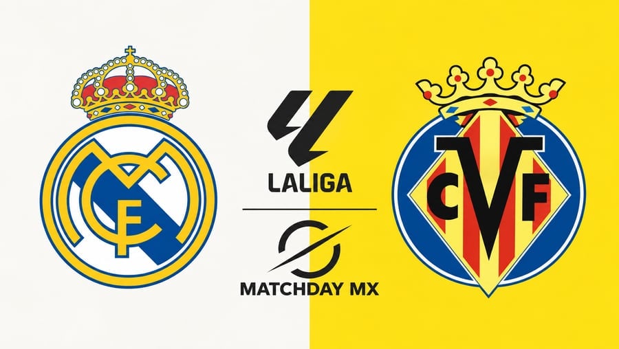 Guía completa: Horario y dónde ver Real Madrid vs Villarreal en LaLiga