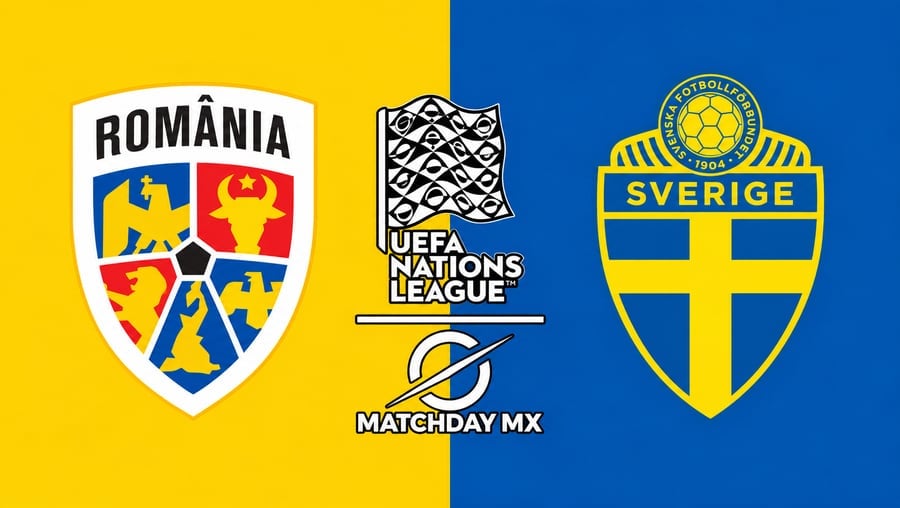 Guía completa: Horarios, canales y dónde ver Rumania vs Suecia en la UEFA Nations League