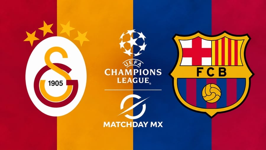 Guía completa: Horario y canales para ver Galatasaray vs Barcelona en la Champions League