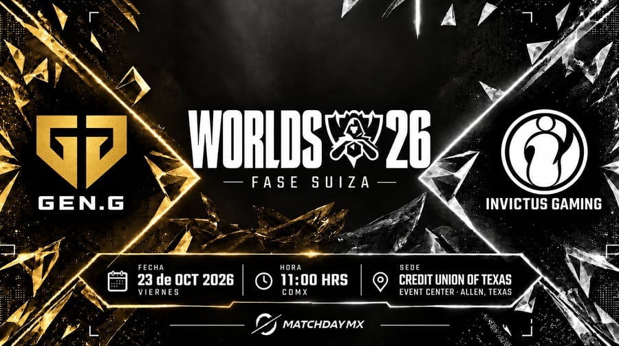 Gen.G e Invictus Gaming chocan en Worlds 2026: el gigante coreano esta listo para empezar ganando