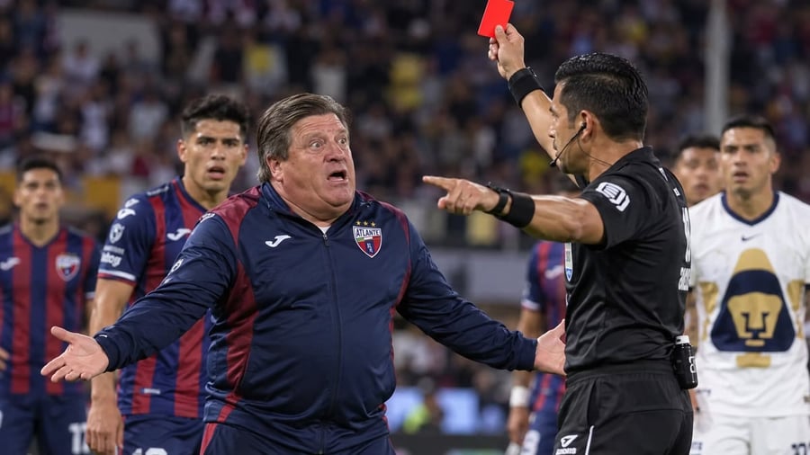 Juárez vs Atlante: la expulsión del Piojo Herrera marca la visita de los Potros a la frontera