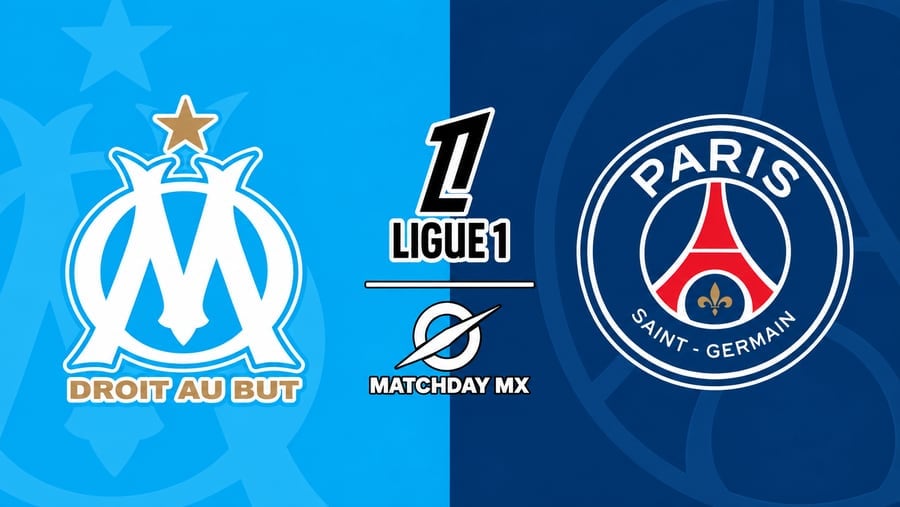 Marseille vs PSG: Guía completa para ver Le Classique de la Ligue 1