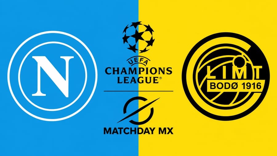 Napoli vs Bodø/Glimt: horario y dónde ver el partido de Champions League
