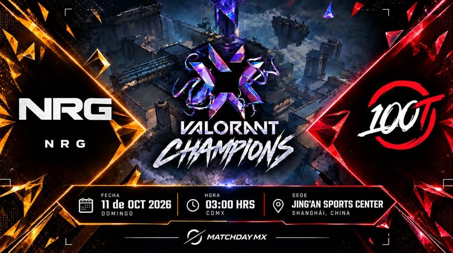 NRG vs 100 Thieves en VALORANT Champions Shanghai 2026: Una revancha con aroma a supervivencia
