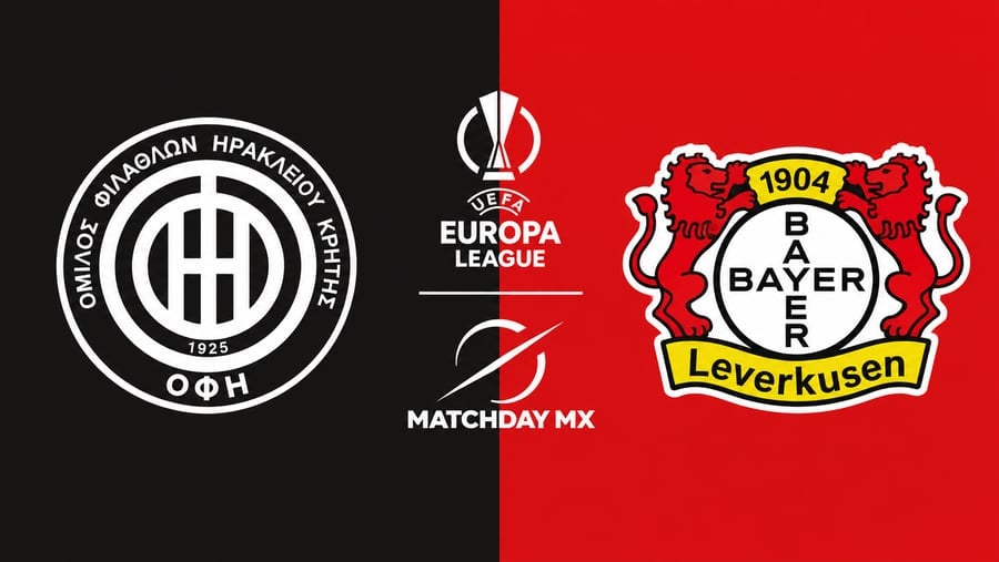 OFI Creta vs Bayer Leverkusen: horario y dónde ver el partido de Europa League