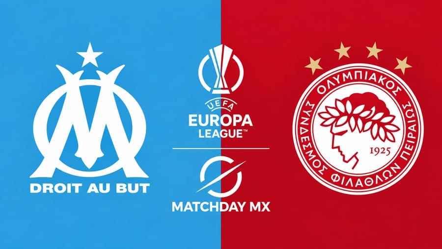 Olympique de Marsella vs Olympiacos: Horario, Canales y Dónde Ver la Europa League