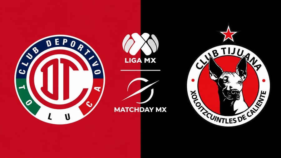 Toluca vs Tijuana: horario y dónde ver el partido de Liga MX