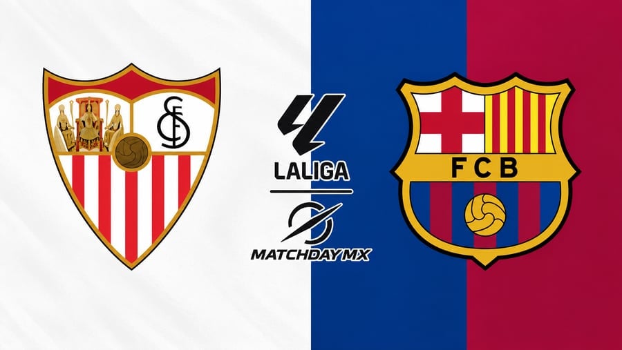 Guía completa: Cómo ver el Sevilla vs Barcelona de LaLiga en vivo